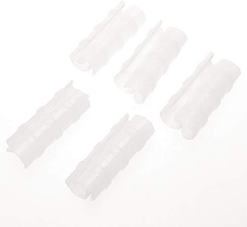 BESPORTBLE 10 STK Abs Netz Markise Einsatz Band Pflanzenbinder Gewächshauszubehör Löten Versiegeln Draht Anschlüsse Anlage Gewächshaus-reihenabdeckung Schlauch Schnappen Auspuff Weiß