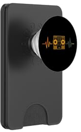 Contrôleur DJ Heartbeat Line Conception de producteur de PopSockets PopWallet pour MagSafe