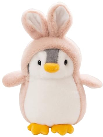 RenSton Penguin Teddy, Pink Soft Plush Penguin Stuffed Animal, Cute Plushies for Kids Hugging and Playing, Home Decor, Birthday Gifts, Travel Companion