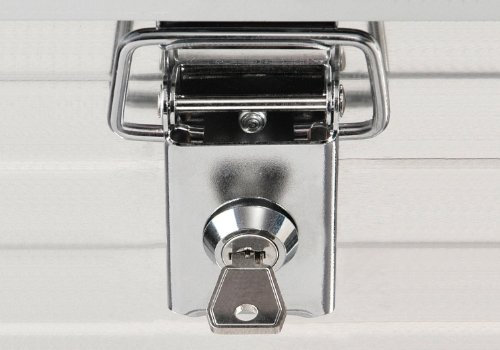Enders® Steckschloss-Set für Enders Aluminiumbox (paarweise gleichschließend), silber, #3750