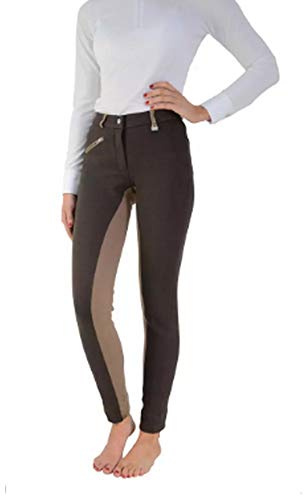 HyPERFORMANCE Womens/Ladies Manby Jodhpurs (26in) (Brown/Light Brown)
