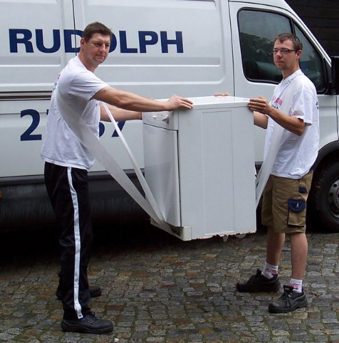 Tragegurt für Waschmaschine, Trockner, Kühlschränke ..., 6m Schultergurt, Lasten bis 1500 kg, Waschmaschinentragegurt, Profiqualität, Tragegurte, Tragehilfe