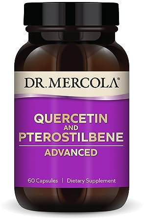 Dr Mercola Quercetin and Pterostilbene Advanced, 60 Capsules