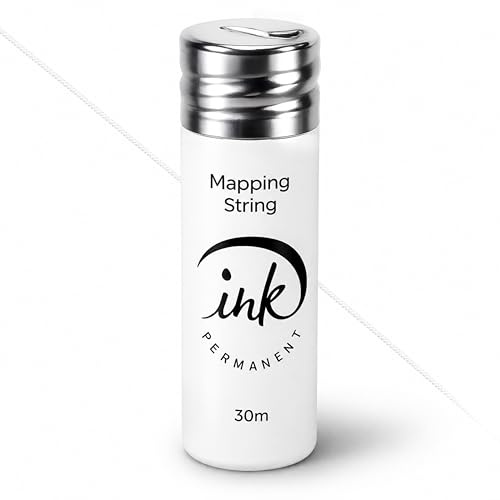 Ink Permanent Fil Blanc Pré-Imprégné [30 m] pour Microblading, Maquillage Permanent et Traçage des Sourcils