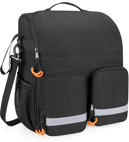 samdew Borsa per Sedia a Rotelle Sospesa per lo Schienale della Sedia, Borsa Grande per Accessori per Sedia a Rotelle, Zaino per Sedia a Rotelle Elettrico e Manuale per Adulti e Anziani, Solo Borsa