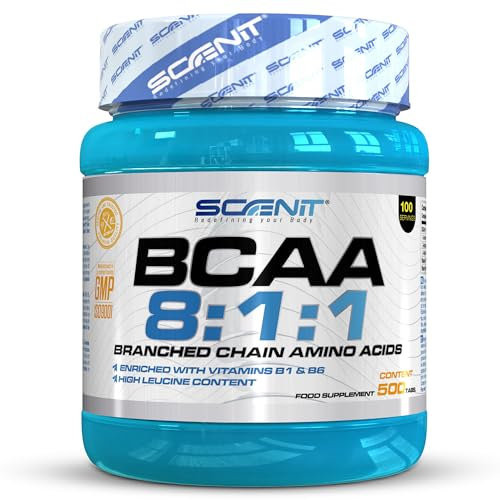 BCAA 8 1 1-500 compresse - Aminoacidi Ramificati BCAA 8.1.1 - Aminoacidi BCAA - BCAA 8 1 1 Compresse - Aminoacidi Ramificati BCAA 8 1 1 - Arricchite con Vitamina B1 e Vitamina B6
