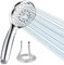 Pomme de douche et tuyau de 2 m - Pomme de douche haute pression - Puissante et universelle - Économie d'eau - Avec 6 modes de pulvérisation
