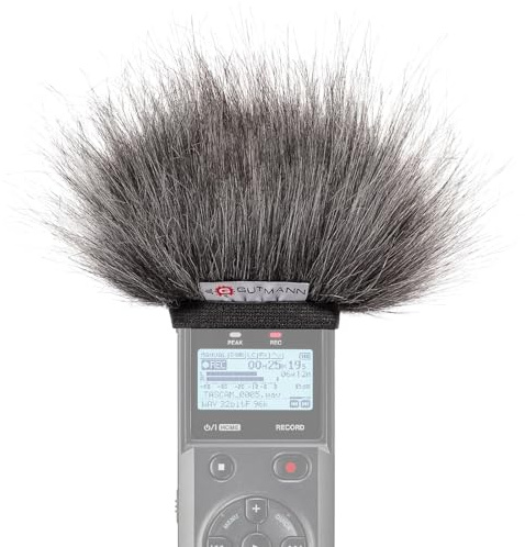 GUTMANN Protezione antivento per microfono Tascam DR-07XP Grey Made in Germany