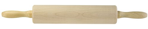 Städter 800014 Holz-Teigrolle, braun, 25 x 5.5 cm