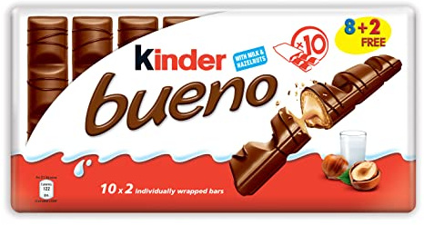 Kinder Bueno Milk And Hazelnuts 10x43g 430g