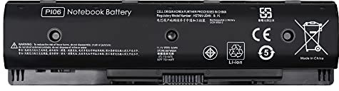 7XINbox 11.1V 5225mAh 62Wh PI06 Batteria di ricambio per HP Pavilion Envy TouchSmart 14 15 17, 710416-001 710417-001 709988-421 709989-421 HSTNN-LB4N HSTNN-LB4O HSTNN-YB4N HSTNN-YB4O
