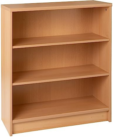 Wohnzimmerregal Standregal Bücherregal | 3 Fächer | Dekor | Buche | BxHxT: 72x86x34 cm