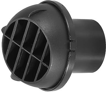 Unifizz Car Universal Black Heater Ducting Warm Air Vent Deflector Outlet Louvered for Auto Yacht Mushroom Type 60mm