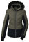 killtec Damen Skijacke/Funktionsjacke in Daunenoptik mit abzippbarer Kapuze und Schneefang KSW 102 WMN SKI QLTD JCKT, camel, 40, 42039-000