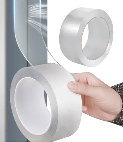 Huakaile Window Weather Sealing Tape 2IN x 33FT, Weatherproofing Draft Insulation Tape Stopper, Removable Window Sill Protector, Door Window Sealer for Winter Block Cold Air (1 Roll)