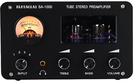 Yuattory SA-1000 Audiophile Tube Preamp HiFi Amplificador Sonido Audio Amplificador de ConmutacióN Amplificadores de Auriculares Enchufe de la UE