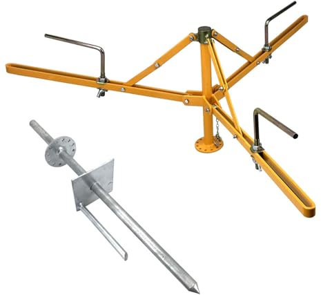 Montesy Herramienta de alambre resistente para canales de valla de alta resistencia, ajustable, fácil de usar para un despliegue rápido y seguro de cables