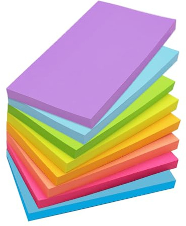 8 Blöcke Sticky Notes 10 x 15 cm, 50 Blatt Pro Block Insgesamt 400 Blatt