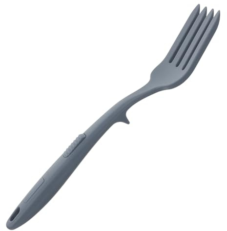 UKCOCO Pince Silicone Fourchette De Cuisine Fourchette à Salade Frites Gadget De Cuisine Pratique Ergonomique