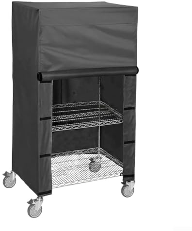 Oxford Cloth 210D Regal-Staubschutz für Drahtregale, wasserdicht und verschleißfest, erhältlich in mehreren Abmessungen (91 x 61 x 183 cm)