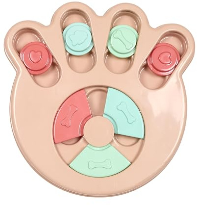THE CONCEPT FACTORY - AN6113 - Jeu de Stimulation pour Animaux - Set de Jouets Interactifs pour Chiens et Chats - en Plastique Durable - Idéal pour Réduire L'Ennui - 5 Pièces - Multicolore - Taille M