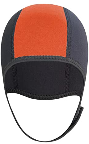 Milageto Capucha de Buceo Neopreno Gorro Natación Impermeable Protector de Cabeza Banda Ajustable Adecuada para Niños Y Adultos Actividades de Buceo Surf
