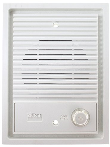 Broan Nutone IS-67WH White Wall-Mounted Door Speaker with Lighted Pushbutton