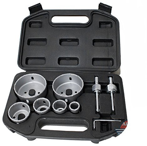 Set de 8 couronnes de forage à carrelage céramique (FT470)