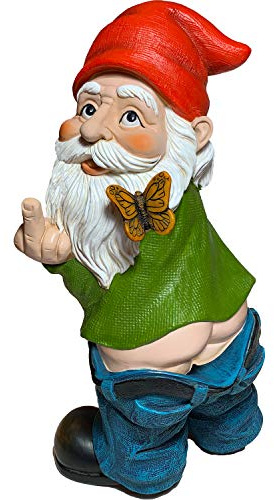 Mood Lab Nain de Jardin – Nain de Jardin – 23 cm de Haut – Figurine de Jardin
