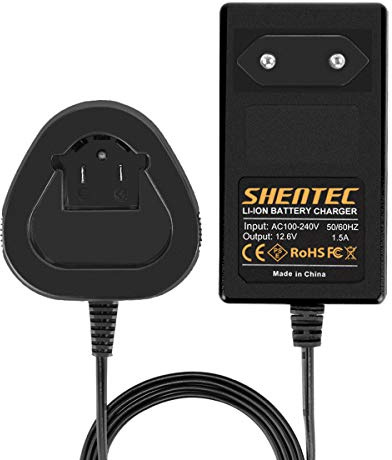 Shentec 12V Ladegerät Kompatibel mit Dremel Akku B812-01 B812-02 B812-03 8200 8220 8300