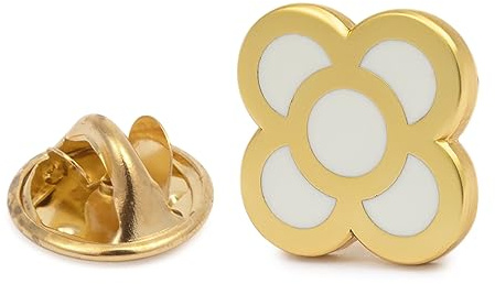 Gemelolandia | | Pin de Solapa Flor de Barcelona Golden 15mm | Pines Originales Para Regalar | Para las Camisas, la Ropa o para tu Mochila | Detalles Divertidos