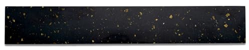 Rockingham Forge Väggmonterad magnetisk knivställ, 30 cm, svart graniteffekt