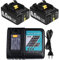 【18V 8.0AH】 2Stück Ersatzakku für Makita 18V Akku mit DC18RC Ladegerät Kompatibel mit BL1860B BL1850B BL1840B BL1830 BL1820 LXT400 Akku und DC18RA DC18RD Ladegerät