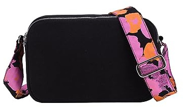 Eco Right Crossbody Bag Damen, Canvas Damen Handtasche Klein Und Umhängetasche Damen Mit Cotton Verstellbarem Riemen