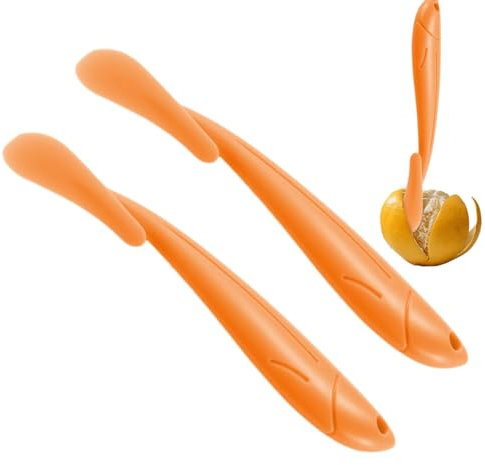 Pelapatate per agrumi, sbucciatore d'arancia, pelapatate all'arancia Nuovo pelapatate pompelmo Pelapatate per agrumi, pelapatate con bordo affilato per pompelmo, mandarino, limone, cucina necessaria