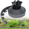 UISEBRT Rasenkante Kunstoff 10m - Flexible Lawn Edging mit 30 Erdanker Plastic Beeteinfassung Gartenzaun Beetumrandung Rasenbegrenzung Lawn Border Garten Dekorativ (Grau)
