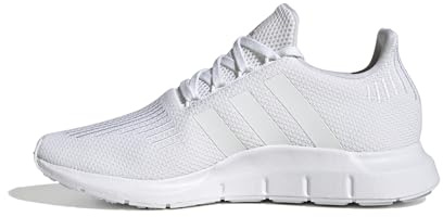adidas Womens Swift Run White/White/Gold Metallic 8.5