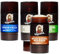Dr. Squatch Natural Deodorant for Men – Odor-Squatching Men's Deodorant Aluminum Free - Birchwood Breeze, Cool Fresh Aloe, Fresh Falls, Wood Barrel Bourbon (4 Pack)