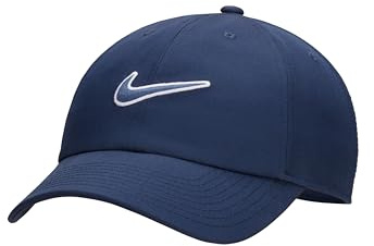 Nike Headwear U NK Club Cap U CB Swsh L, Midnight Navy/Midnight Navy, FB5369-410, M/L
