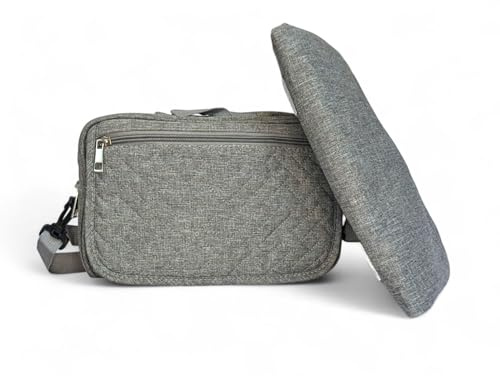 LILLY LUXE Liten Skötväska för Bebis | Kompakt Blöjväska | Resesatchel med Vikbar Skötbädd, Vattentålig, Flera Bäralternativ – Perfekt för Blöjor, Våtservetter, Flaskor och Babyartiklar