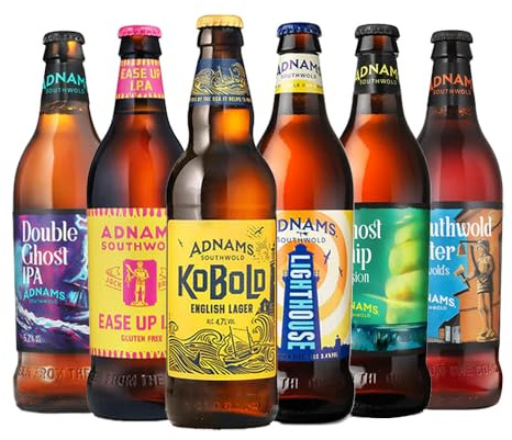Adnams | Bottled Beer Taster Selection 3.4-5.2% ABV | 6 x 500ml