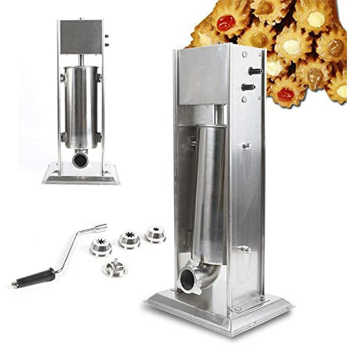 5L Manuell Spansk Churro Maker Maskin, Kommersiell Latin Fruit Churro Syltfyllningsmaskin, Rostfritt Stål Donuts Filler