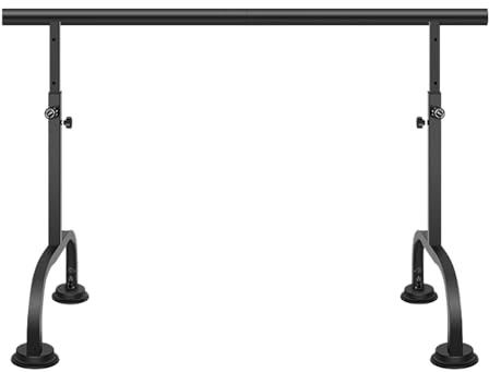 Barre de ballet portable réglable pour la danse – Hauteur et longueur réglables, base antidérapante, prise en main confortable, équipement de fitness parfait pour l'équilibre et l'exercice