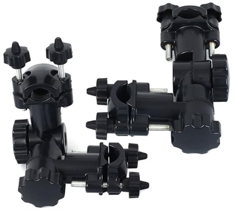 Xusxes Lot de 2 Support Parapluie pour Chaise de Pêche (Noir)