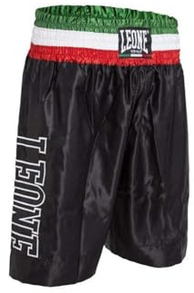 LEONE 1947, Pantalones Cortos De Boxeo, Negro, XL, AB733
