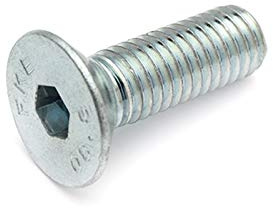 DIN 7991 sänkskruv med sexkants, 8,8, förzinkad (VPE 100 stycken) M6 x 25