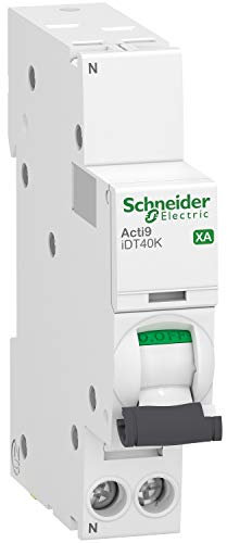 disjoncteur - schneider idt40k xa - 2 pôles - 16a - courbe c - 4.5 ka - schneider electric a9pk1616