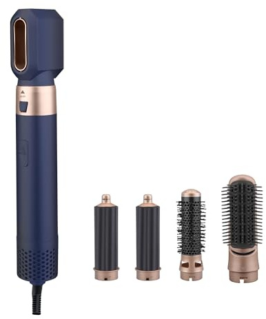 My Wave - Cepillo Moldeador Estilizador 5 en 1 con Tecnología Coanda y Motor 1000W | 2 Velocidades + 3 Configuraciones de Calor | Incluye 5 Accesorios | Iónico Antifrizz