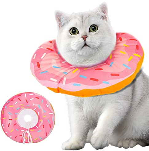 Crazy bean Husdjur mjuk skyddskrage anti-bitsäkerhet justerbar skyddande krage speciellt skydd för katter hundar