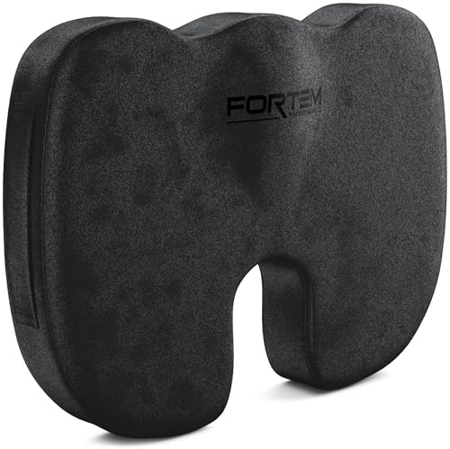 FORTEM Seat Cushion, Office Chair Cushion for Tailbone Sciatica Pain Relief